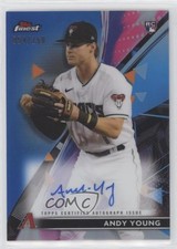 2021 Topps Finest Finest Auto Blue Refractor 54/150 Andy Young #FA-AY Auto 04fu