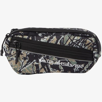 Quiksilver Herren Jungler verstellbare Gürteltasche - Woodland Abstract Sea Spray