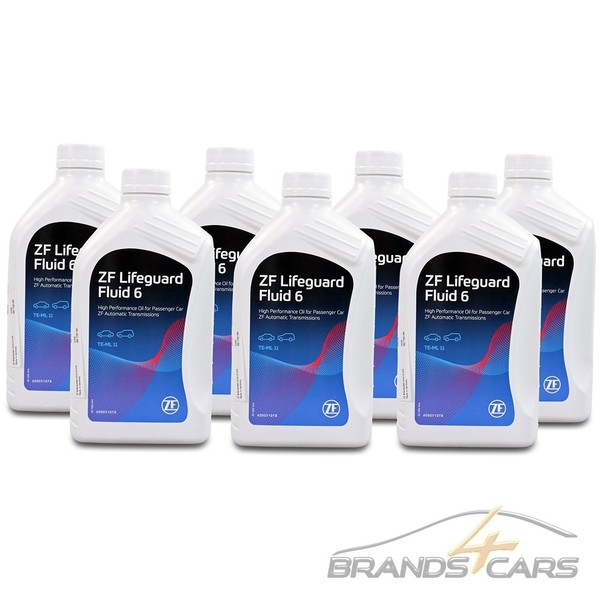 7X 1 L Liter ZF Lifeguard Fluid 6 GetriebeÖL AutomatikgetriebeÖL-image