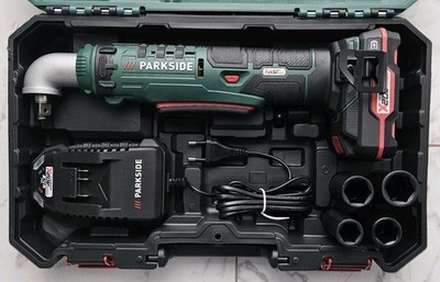 PARKSIDE 20 V  Akku-Winkelschlagschrauber PAWS 20 A1 , mit Akku und Ladegerät