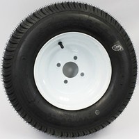 Loadstar 4-hole 10 X 6 White Trailer Wheel And Tire 20.5x8-10 6ply 4102086 Loadstar 4-hole 10 X 6 White Trailer Wheel And Tire 20.5x8-10 6ply 4102086