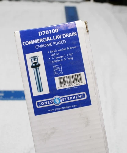 Stainless Steel Commercial Lavatory Grid Drain PartNo D70100 Jones Stephens - Picture 2 of 6