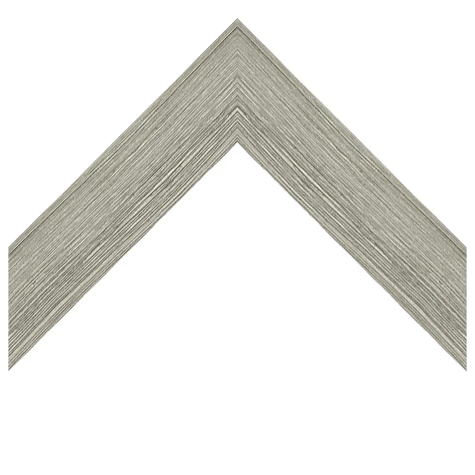 Espejo y Marco Hecho a Mano Espejo de Pared Veneciano Acabado Gris Estilo Moderno Foto 2 de 4