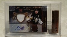 2011/12 ALL THE KING'S MEN SIDNEY CROSBY AUTO JERSEY /25 BGS 9.5,AUTO BGS10 POP1