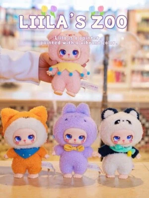 LIILA TOYS LIILA'S ZOO Plush Toy Set(6pcs) Blind Box Figure