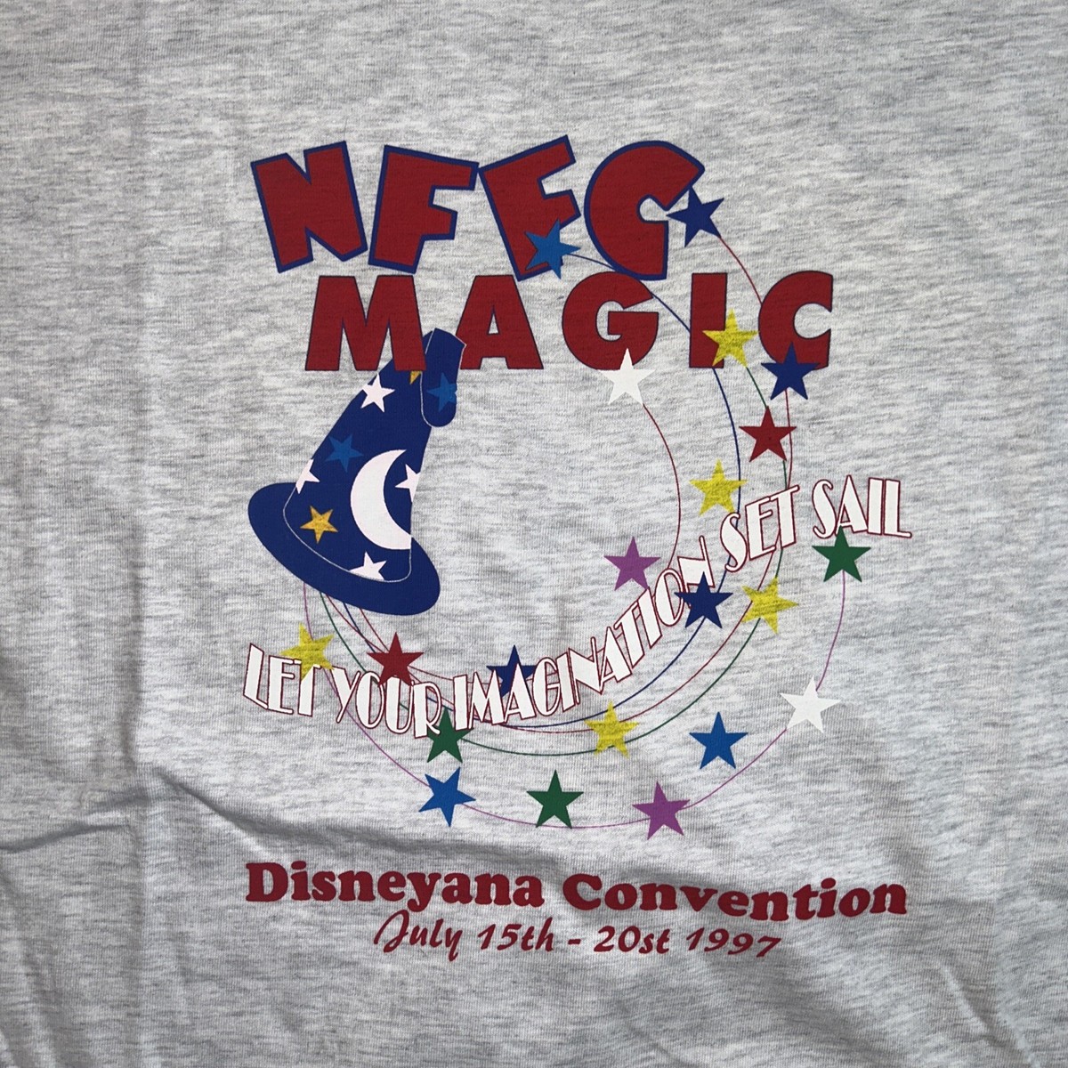 Disney Disneyana Convention 1997 Mickey Sorcerer T-Shirt NFFC 