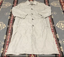 OSKA Minimalist Ramie Trench Coat Gray Womens 4 #507 T43