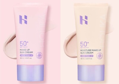 HOLIKA HOLIKA Moisture Makeup Sonnencreme 60ml LSF50+ PA++++, taufrisch/matt, Probe