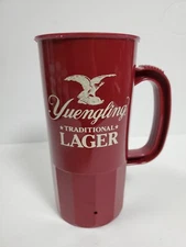 Yuengling Lager Beer Plastic Mug Cup Burgundy Red 1829 Before Football 40 Years