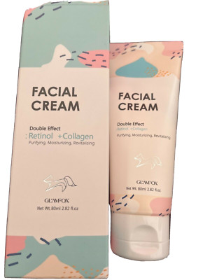 GLAMFOX FACIAL CREAM DOUBLE EFFECT RETINOL+COLLAGEN PURIFYING MOISTURIZ 2.82FLOZ