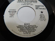 Body – Footsteps In The Dark 1990 7" Single PROMO MCA- 53768