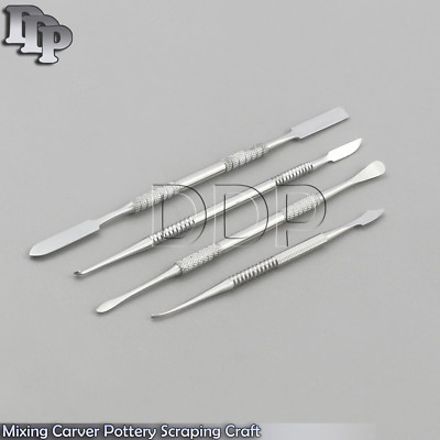 Kit De 3 Spatules En Inox Pour Ciment Dentaire Et Modelage - Neuf, Marque Medidental