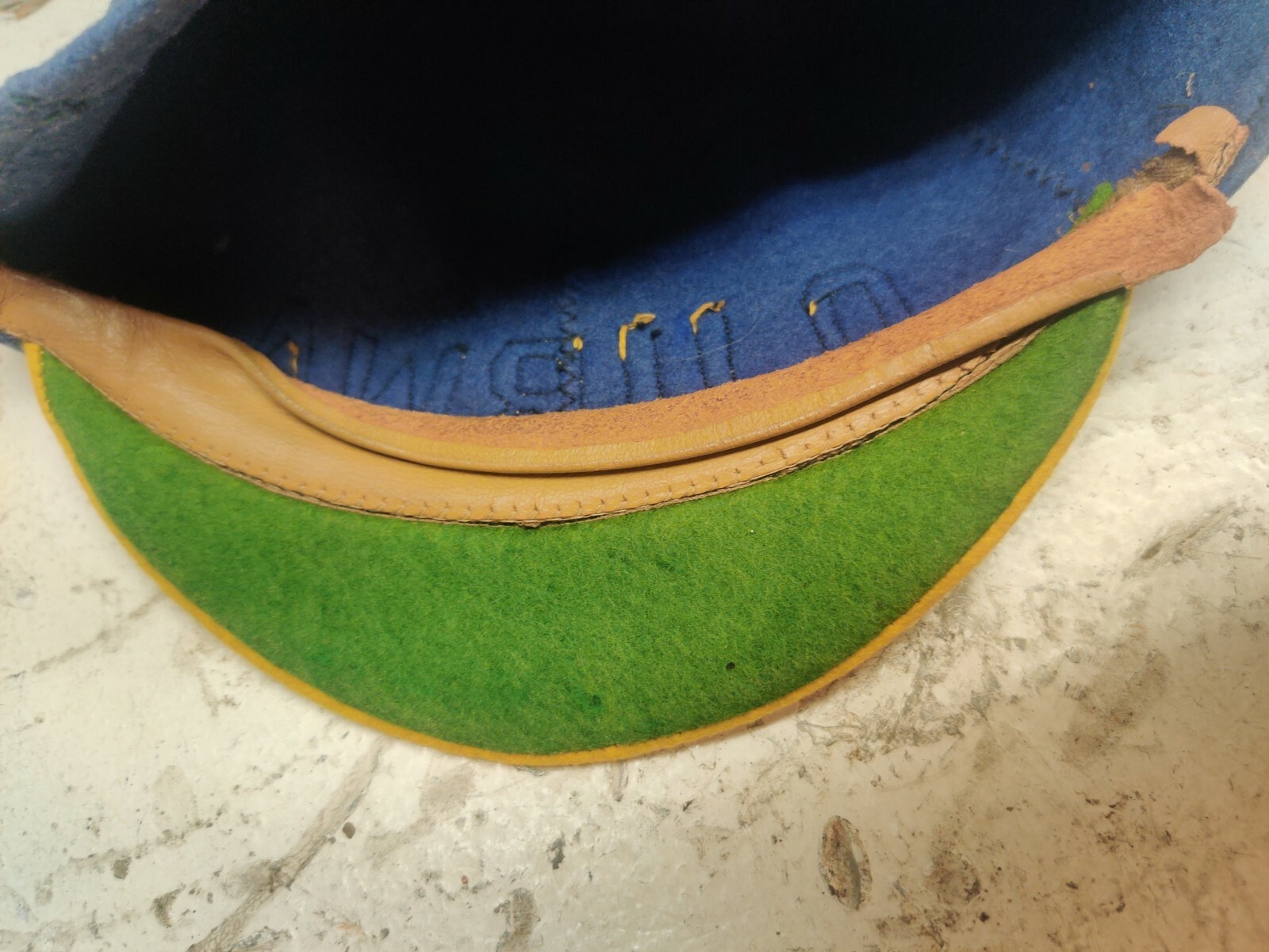 1920s Ojibwa Tribe Baseball Cap With Leather Brim Gua… Gem