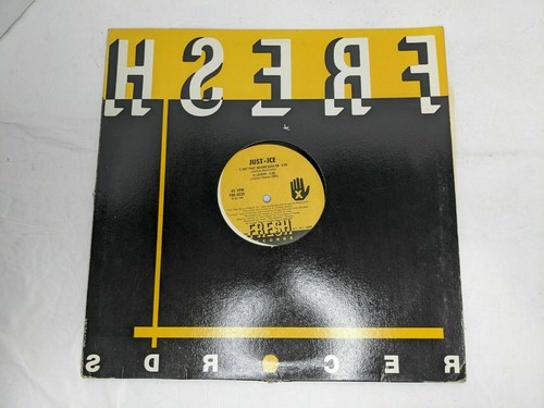 Just-Ice – Put That Record Back On - 12" Single Vinyl - Fresh Records 1986