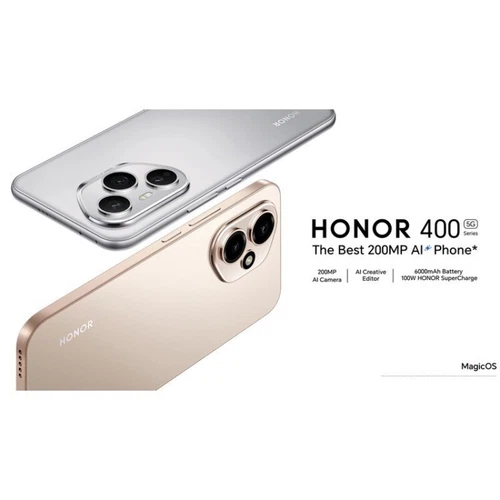 HONOR 400 5G 6.55"AMOLED 12/512 200MP GLOBAL VERSION SD7Gen3 Phone By FedEx