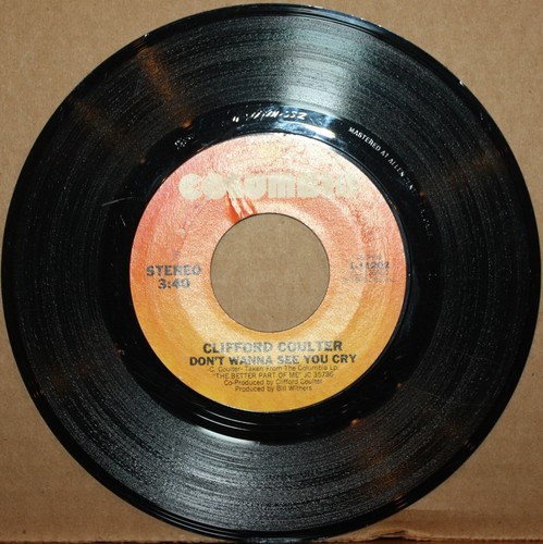 CLIFFORD COULTER Don't Wanna See *LOVE'S TOO HOT TO HIDE* Soul 45 COLUMBIA 11202 - Picture 2 of 2