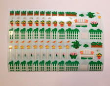 Mrs Grossman's Stickers Lot of 10 Sheets Garden 1993 Vintage Scrapbooking