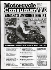JUNE 2004 MOTORCYCLE CONSUMER NEWS, YAMAHA R1, FZ1, RIDING NEW ZEALAND