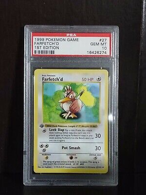 1999 Pokemon Farfetch'd - 1st Edition Shadowless