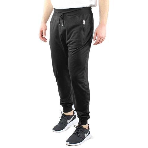 Pantalone Tuta Nero Uomo Cotone Estivo Primaverile Leggero Pantatuta Comodo  | eBay