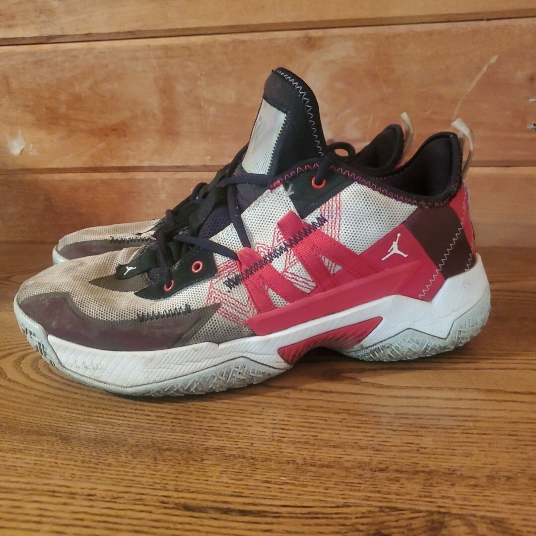 Jordan One Take White University Red Men’s Shoes Size 10 US Cw2457-106