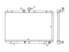 FÜR TOYOTA SIENNA 2010-2014 WASSERKÜHLER MOTORKÜHLUNG 160410P210