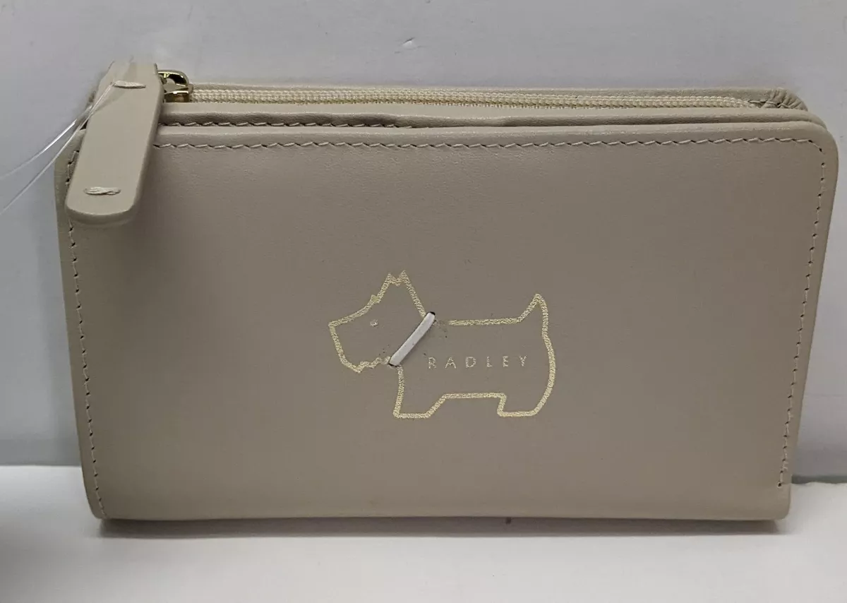 Radley Purse Dark Brown Bifold Medium Heritage Dog Outline Smooth Leather |  eBay