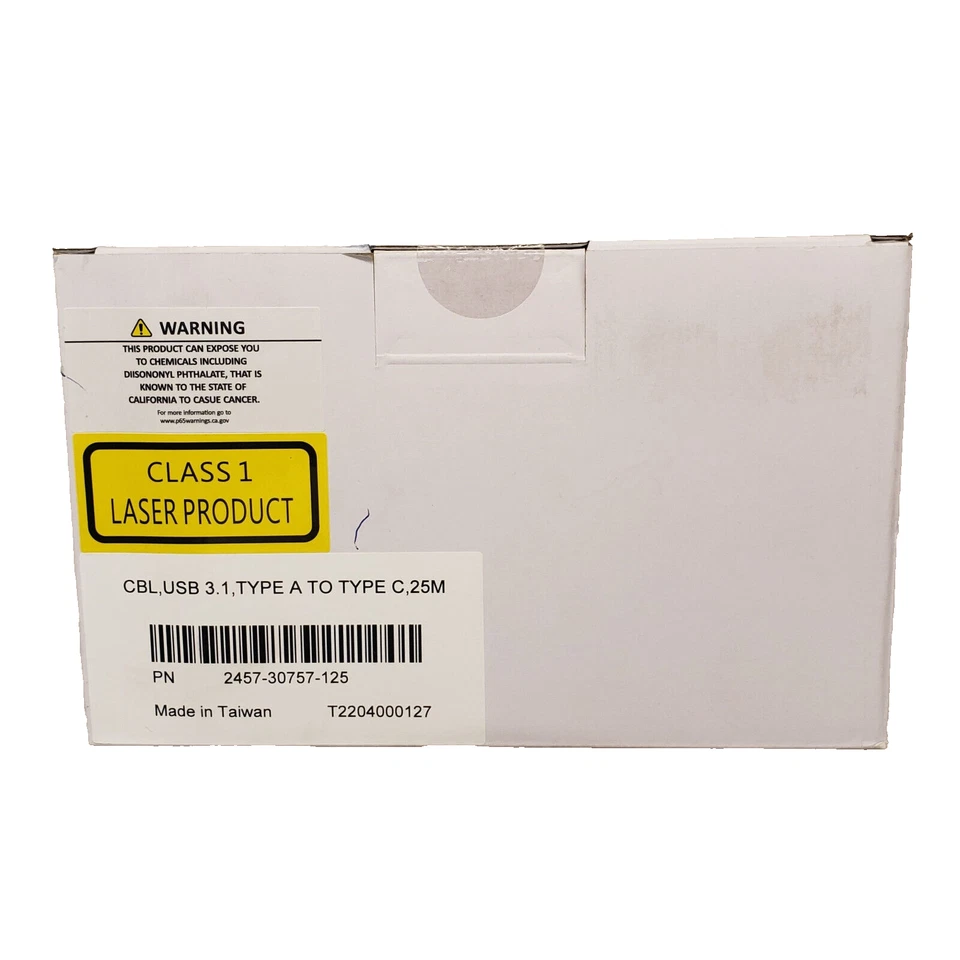 HP Polycom 25m 85ft USB-A 3.1 to USB-C Optical Data Cable 2457-30757-125 875H3AA - Image 2 of 3