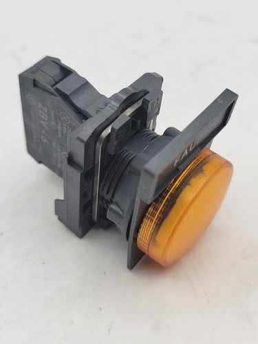 Telemecanique ZBV-6 Orange Pilot Indicator Light Screw Terminal 250V BA9S Bulb