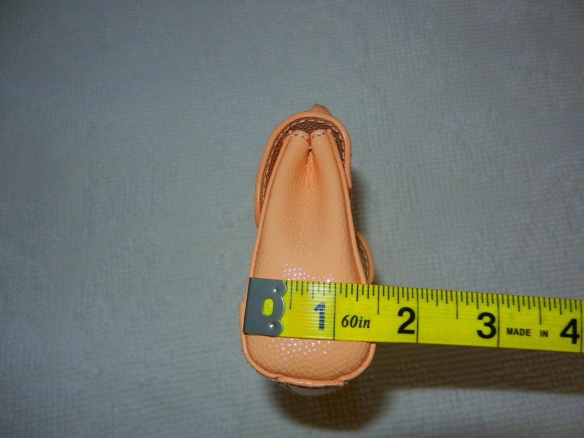 New Tory Burch nude blush belt beg small pebbled patent 