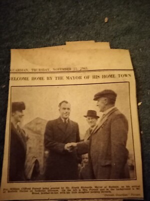 El53  Ephemera 1943 picture pte William parnell Frank Richards bodmin