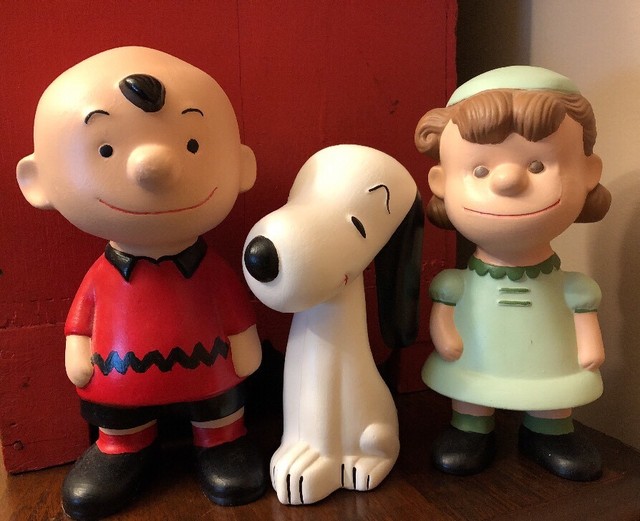 Vintage Snoopy Charlie Brown Lucy Peanuts Gang Ceramic Painted Figurines eBay