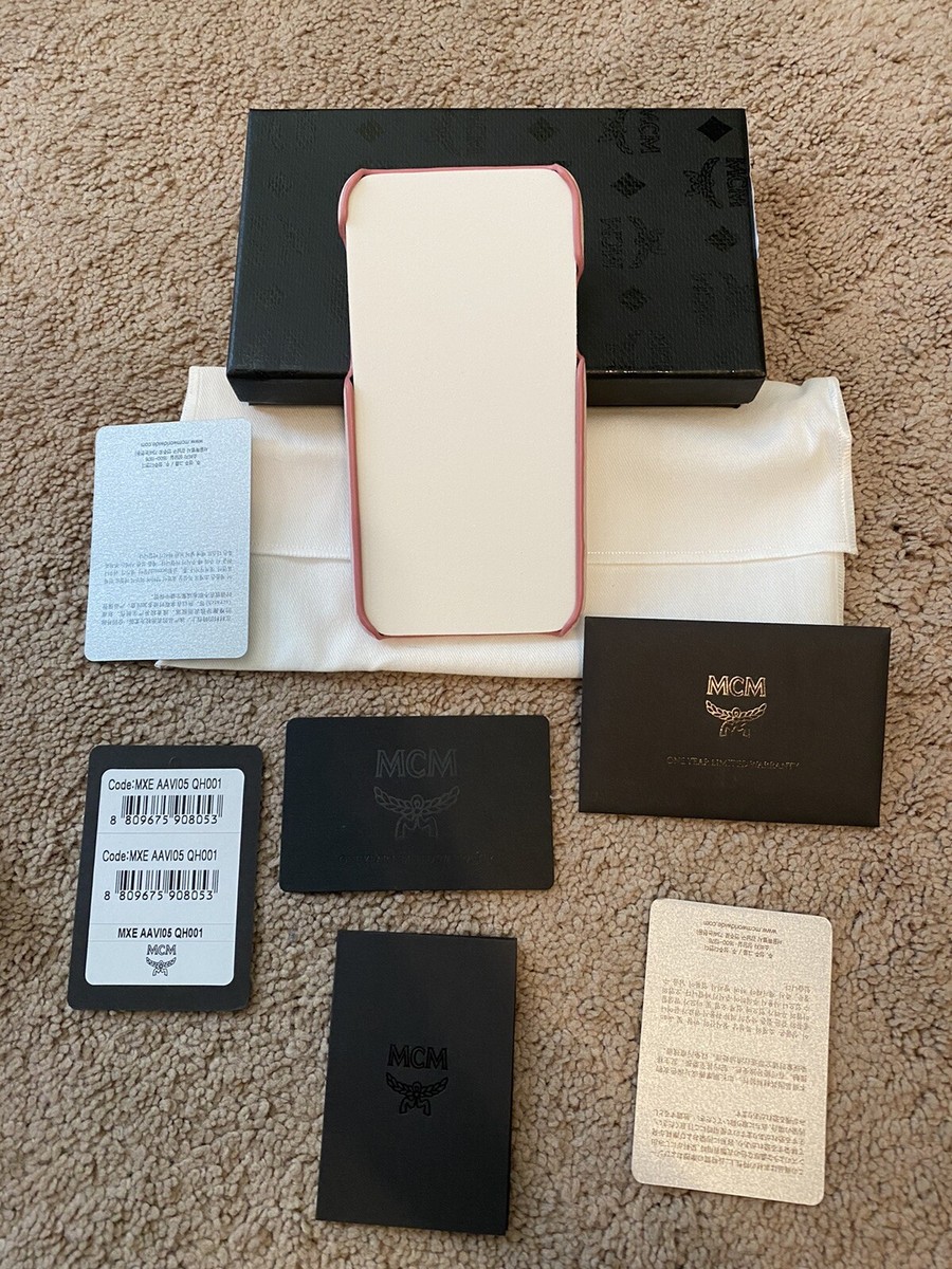 MCM iPhone 11 Pro Case in Visetos Power Pink Color Original