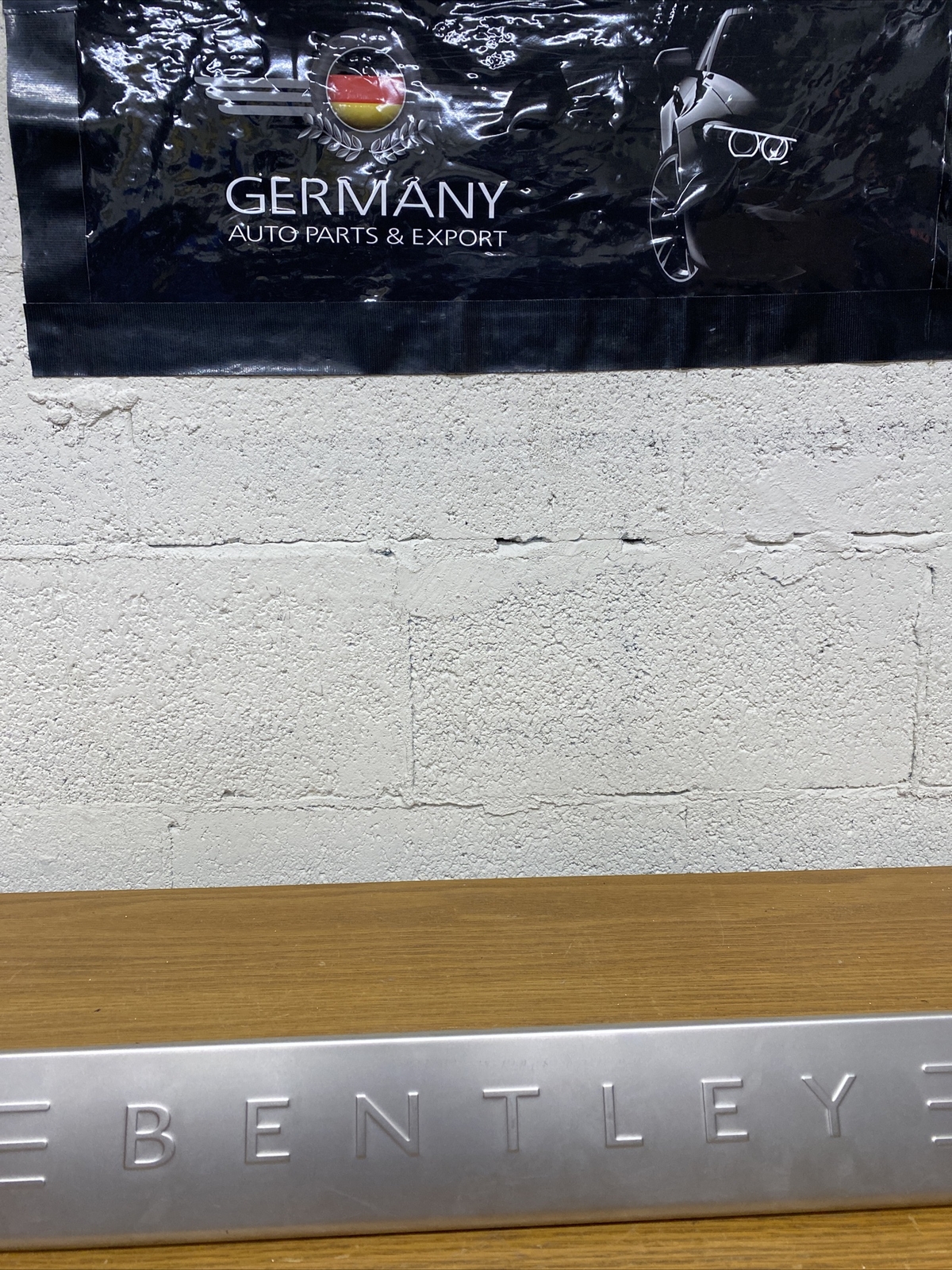 BENTLEY CONTINENTAL GT SCUFF PLATE OEM 3W8853537AP #028