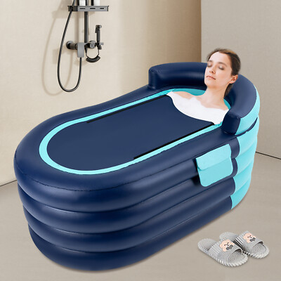 Portable Inflatable Bathtub Adult Spa Warm Bathtub Winter Indoor