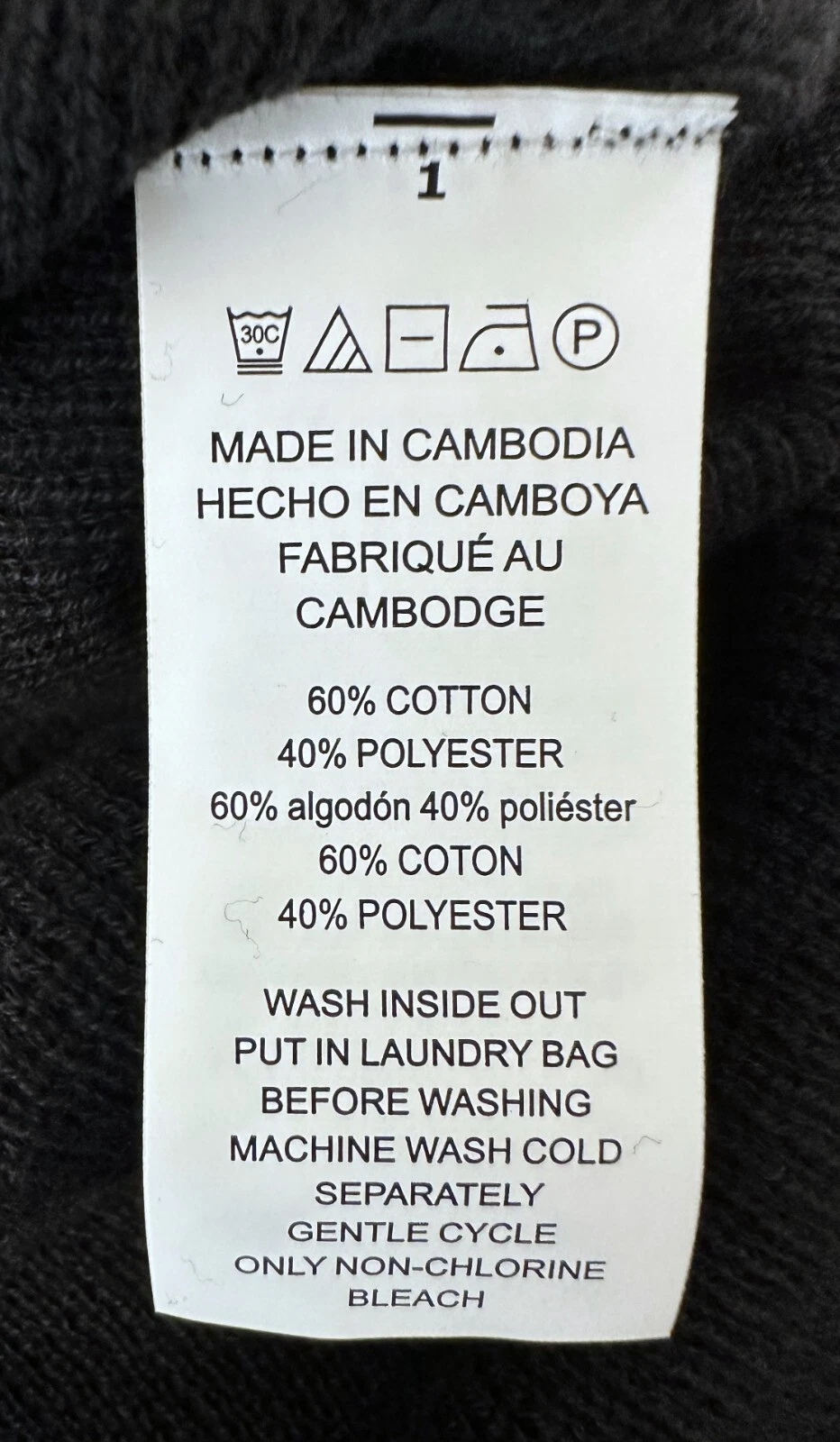 Felpa con cappuccio Michael Michael Kors donna nera misto cotone taglia S nuovo con etichette $110