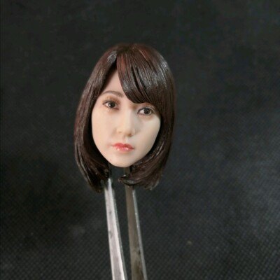 1/6 Head Carved Asia Actress Arimura Kasumi Fit 12'' Pale TBL Figure Body Toys