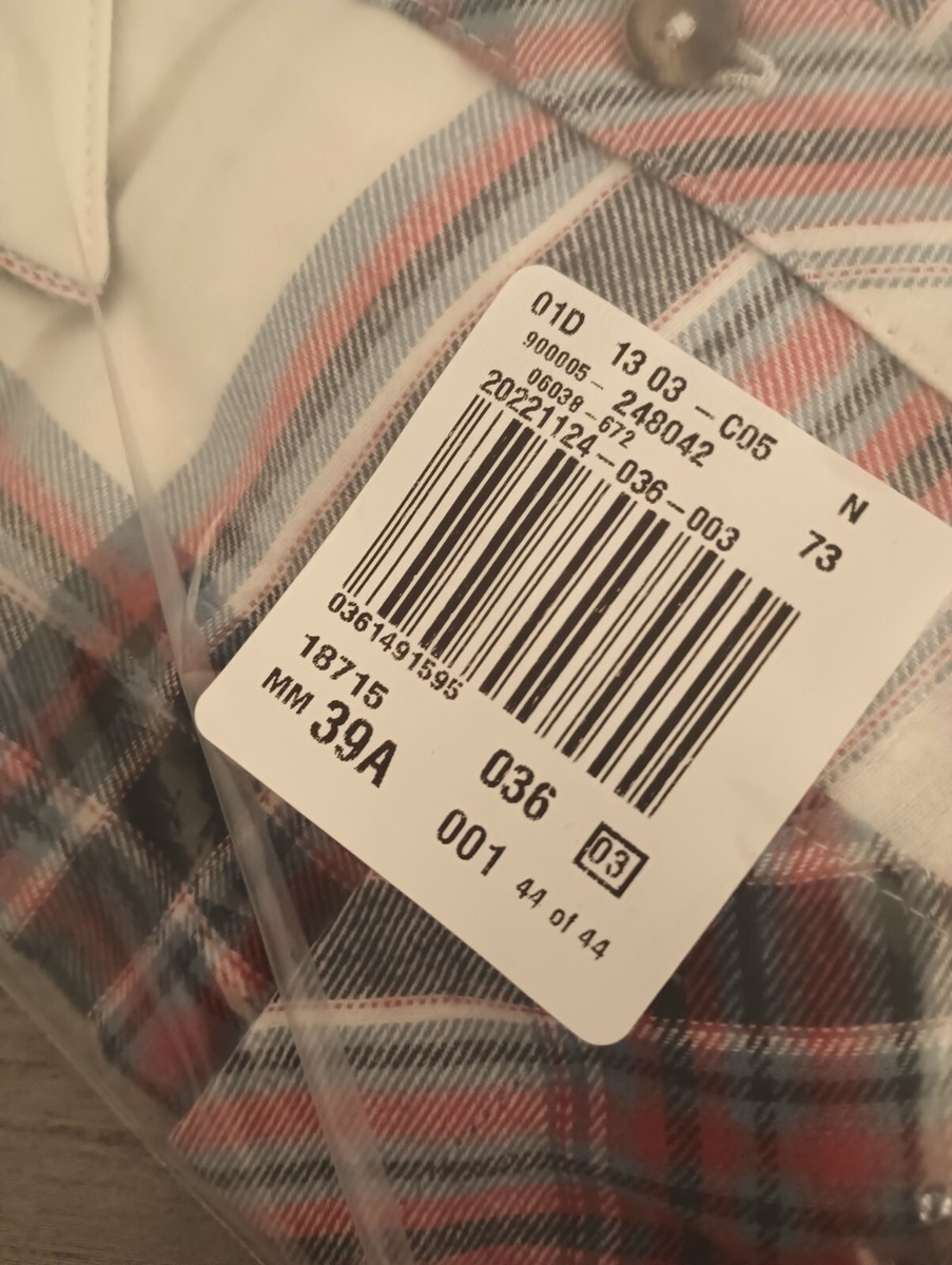 Natural Reflections Women M Shirt Flannel Red White Bold Plaid