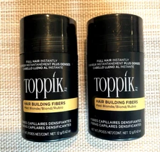 2 PACK - TOPPIK Hair Building Fibers - MEDIUM BLONDE BLOND - 12 g / 0.42 oz.