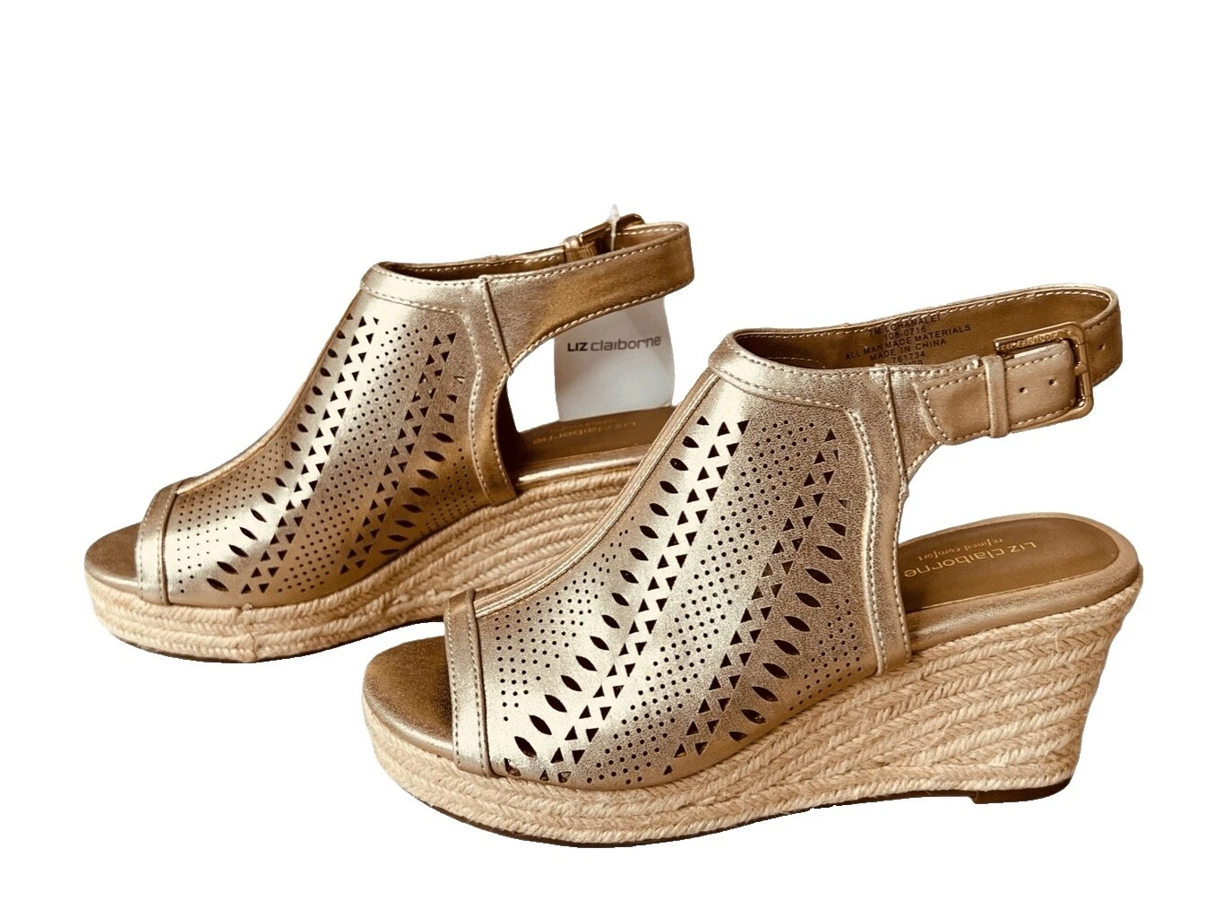Liz Claiborne Solid Wedge Sandals for Women
