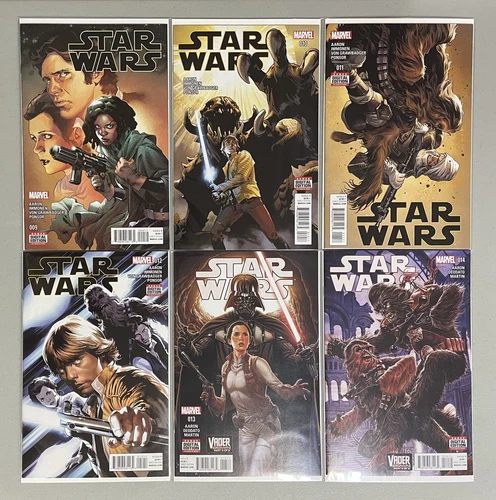 🔥Star Wars Comic Keys🔥Aaron Run #9 10 11 12 13 14 (2015)🔥NM+(9.4-9.8)🔥