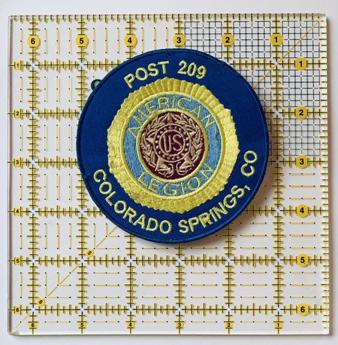 American Legion Iron On Patch Colorado Springs Post 209 - Picture 2 of 2