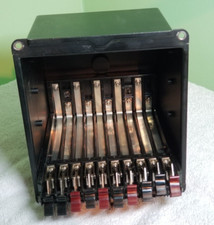 Electromechanical Relay Test Case: 10 Terminal Switches Westinghouse ABB AR Type