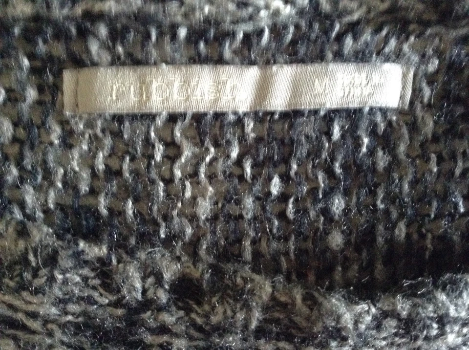 Suéter gris basura y negro jaspeado talla mediana Foto 4 de 4