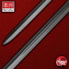 Honshu Boshin Midnight Forge Katana | Double Edged | 1060 Carbon Steel Blade