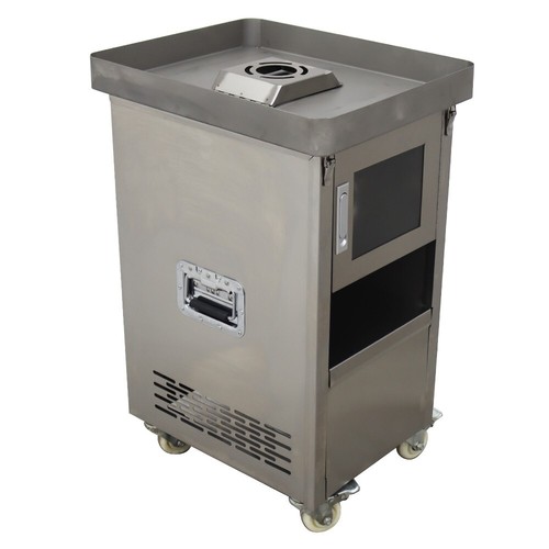 110V 8mm Meat Grinder Stainless Steel 400kg/h with Trays & Foot Brakes Wheels - Picture 8 of 24