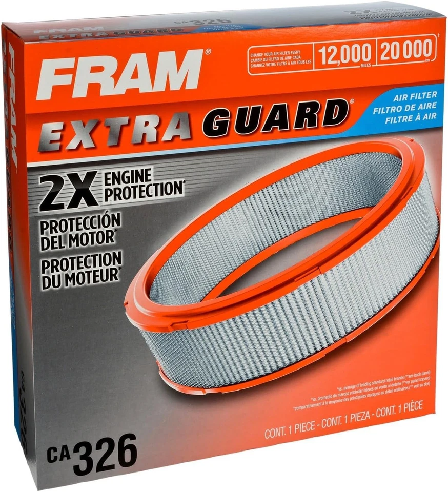 FRAM Extra Guard CA326 Replacement Engine Air Filter for Select One Size - Image 3 of 3
