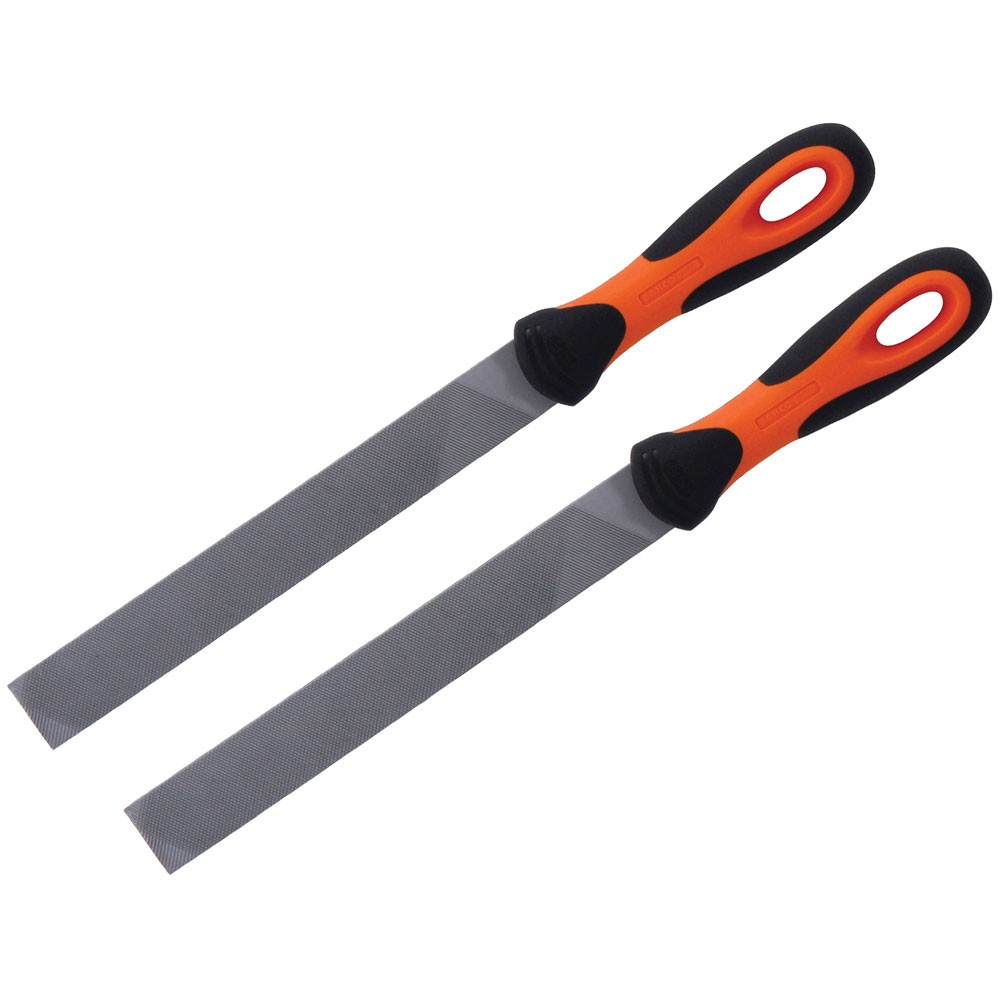 Bahco Homeowners File Set - 8in - Bastard Rasp for Wood - Bastard Double Cut for Metal - Silver - Image 3