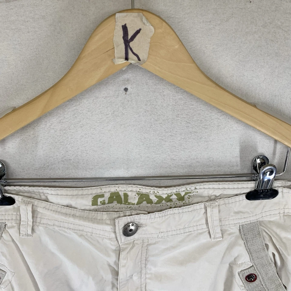 Pantalones Cortos Carga Ligeros Galaxy By Harvic Para Hombres 37x10 Lote de Bolsillos Retro Años 90 Foto 3 de 4