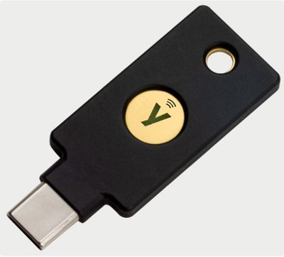 Yubico W126053510 5060408462331 YubiKey 5C NFC Key NFC, Black, 4096-bit RSA, ~E~